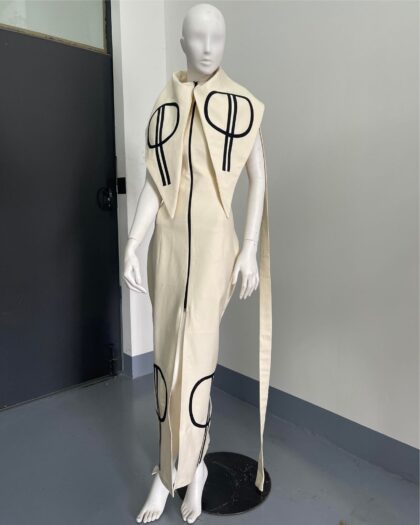 Zen Muari-Copper Zipper Dress